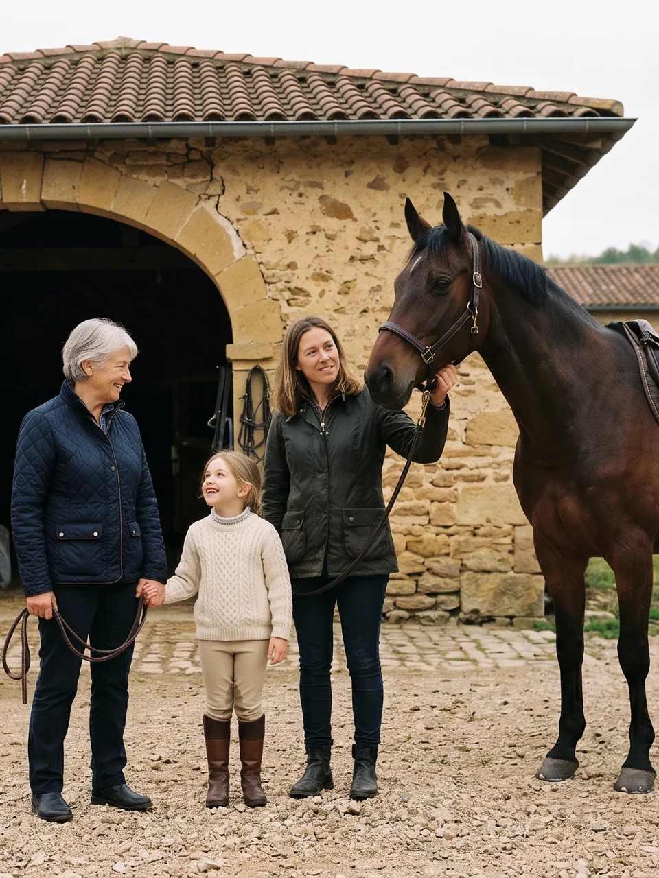L'équipe, Haras d'Aubigny, centre équestre à Chalain-le-Comtal